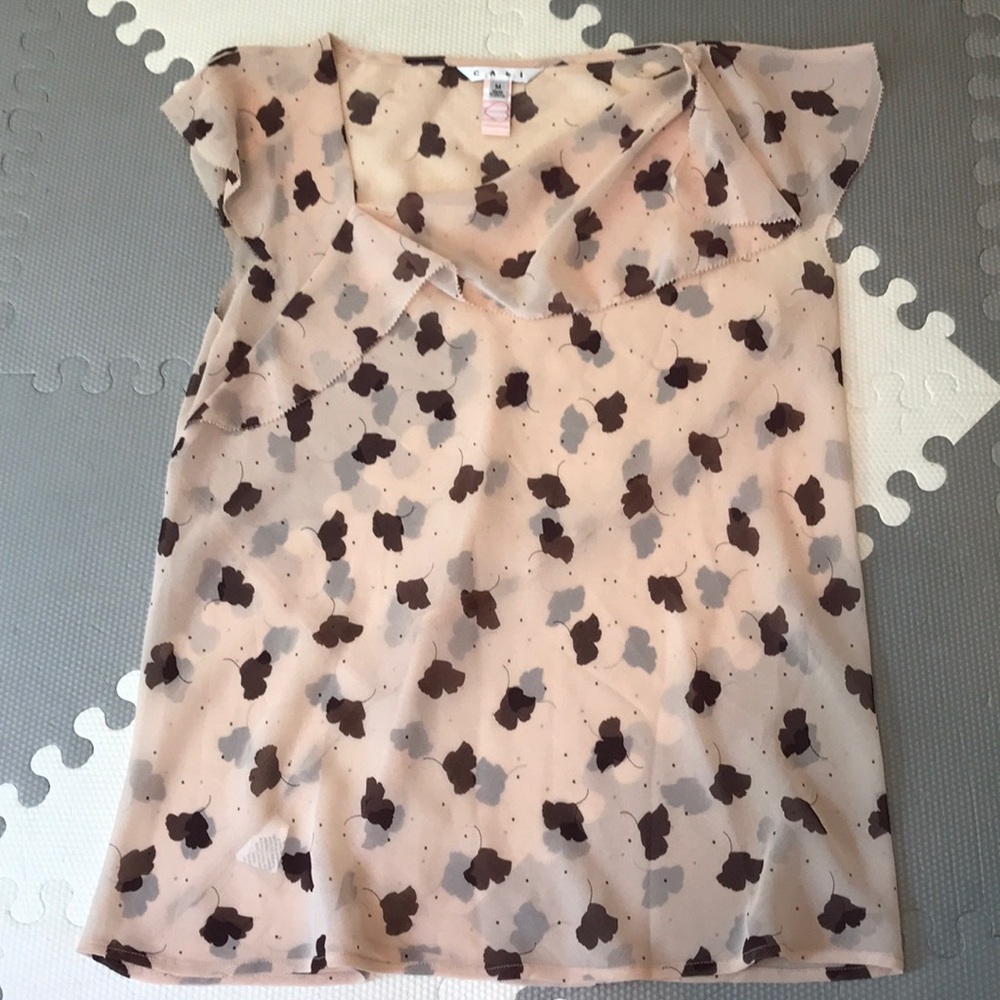 Heart of CAbi Sheer Overlay